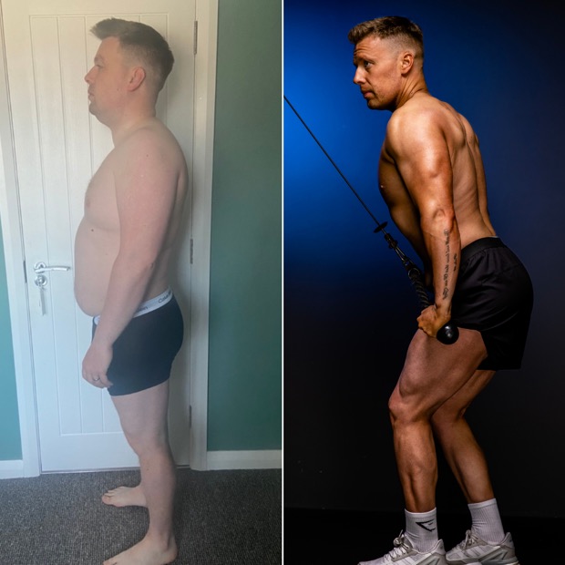 Client before and after