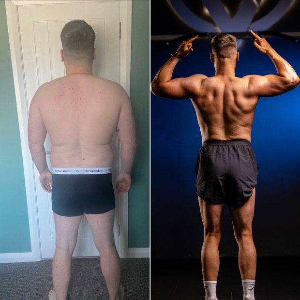 Client before and after