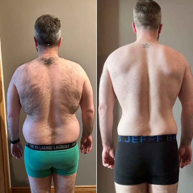 Client before and after