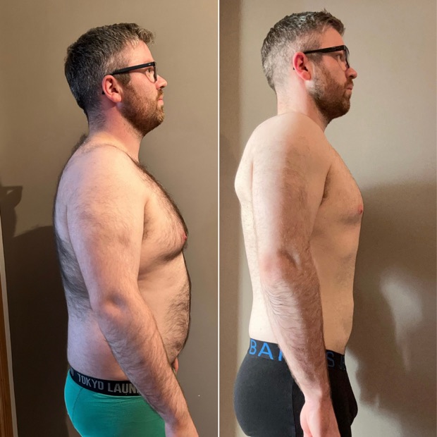 Client before and after