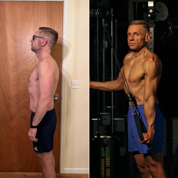 Client before and after
