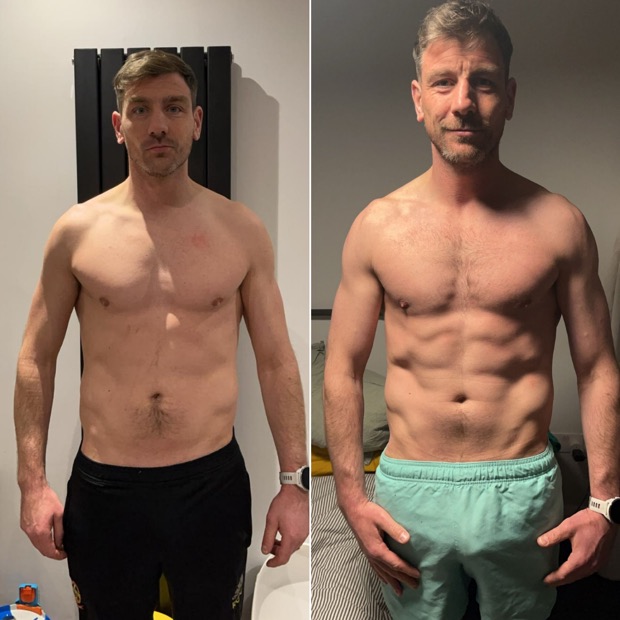 Client before and after