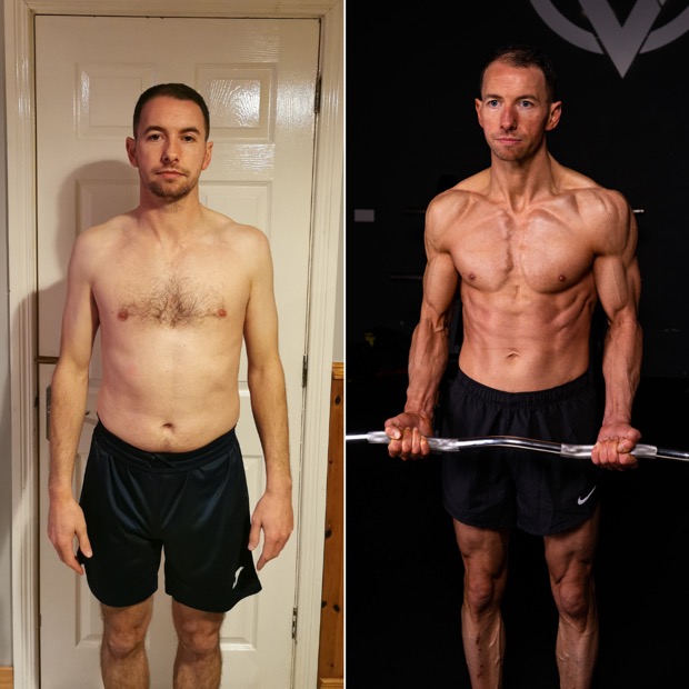 Client before and after