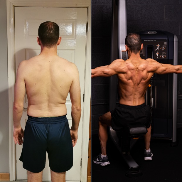 Client before and after