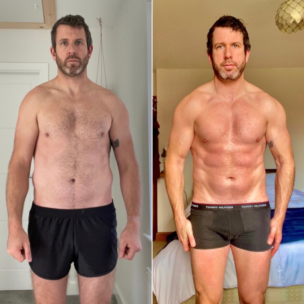 Client before and after