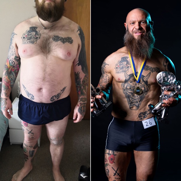 Client before and after