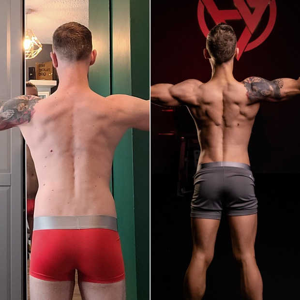 Client before and after