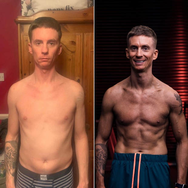 Client before and after