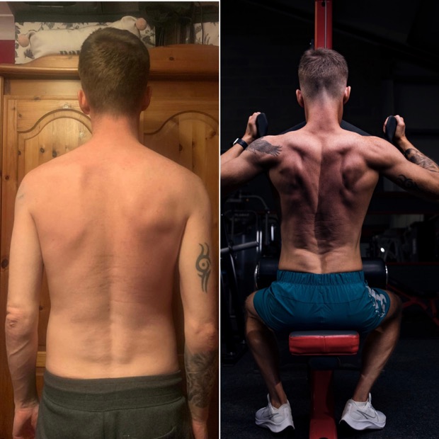 Client before and after