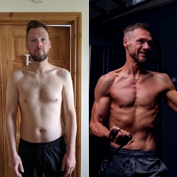 Client before and after