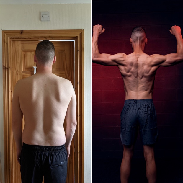 Client before and after