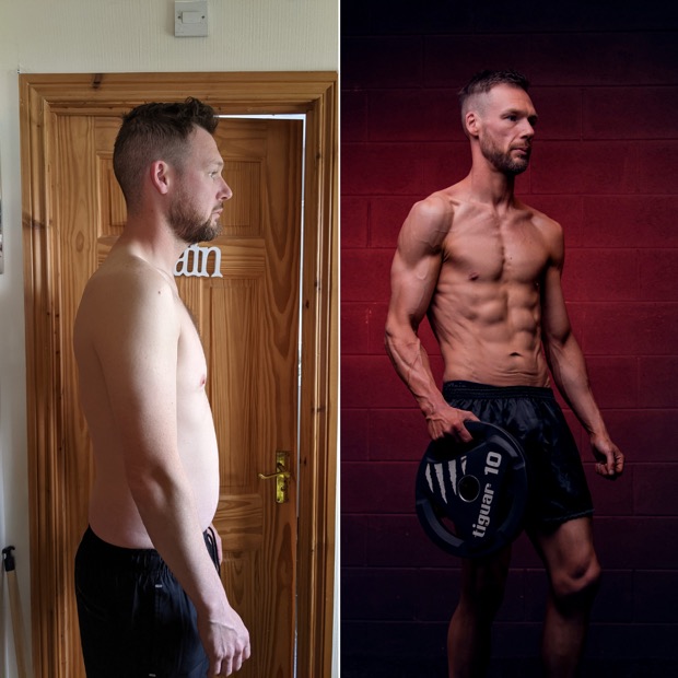 Client before and after