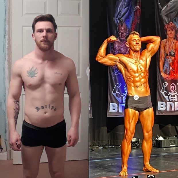 Client before and after