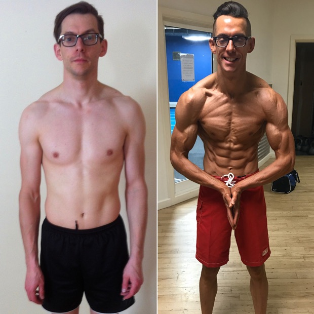 Client before and after