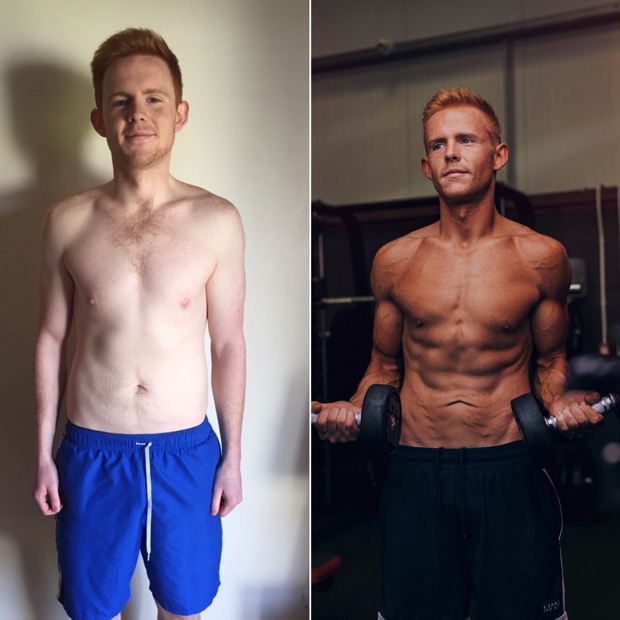 Client before and after