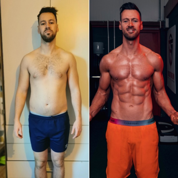 Client before and after