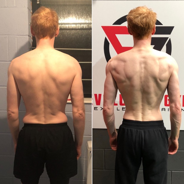 Client before and after