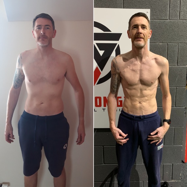 Client before and after