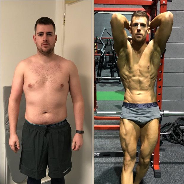 Client before and after