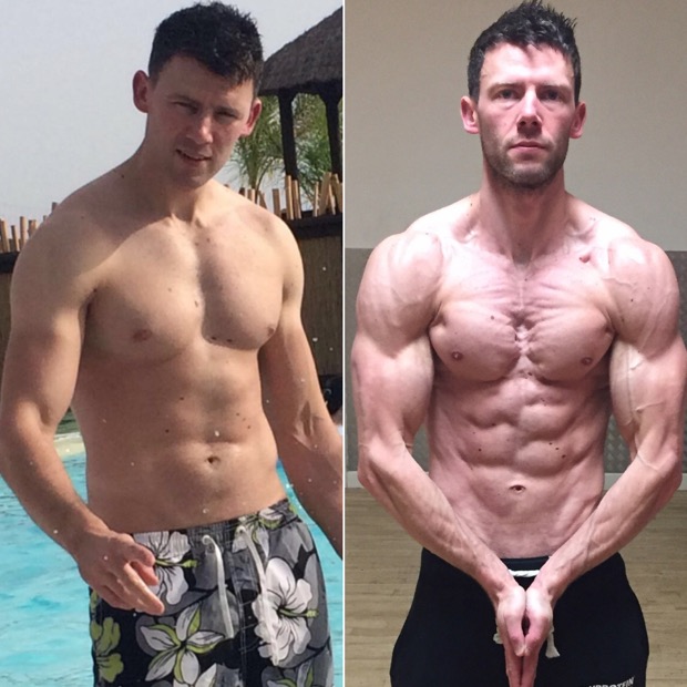 Client before and after