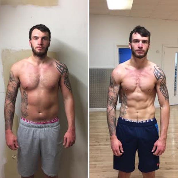 Client before and after