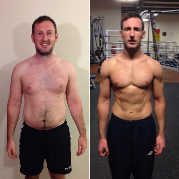 Client before and after
