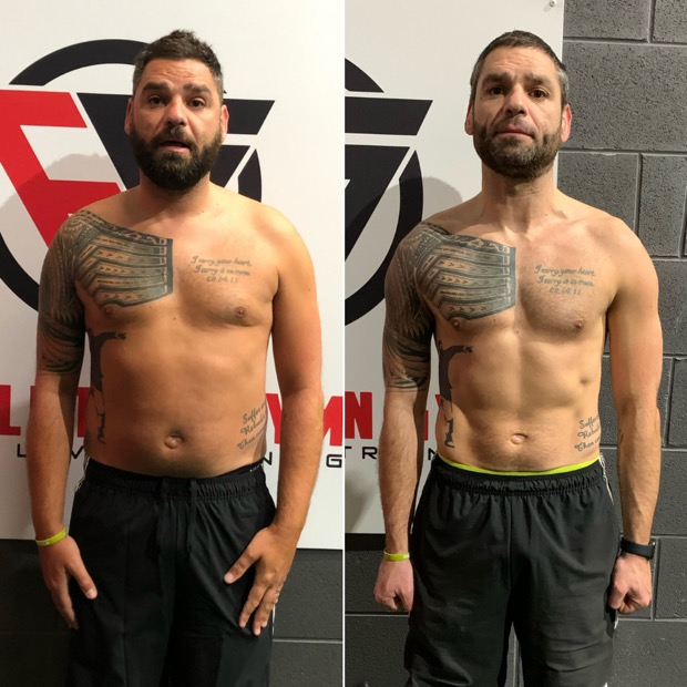Client before and after