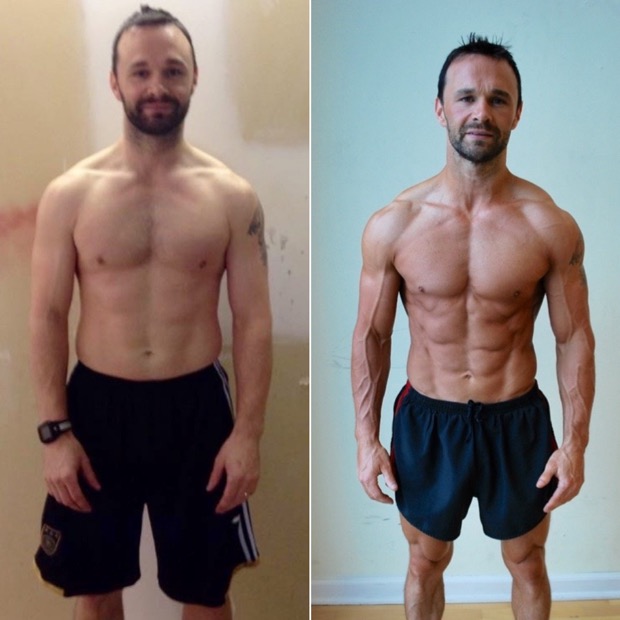 Client before and after